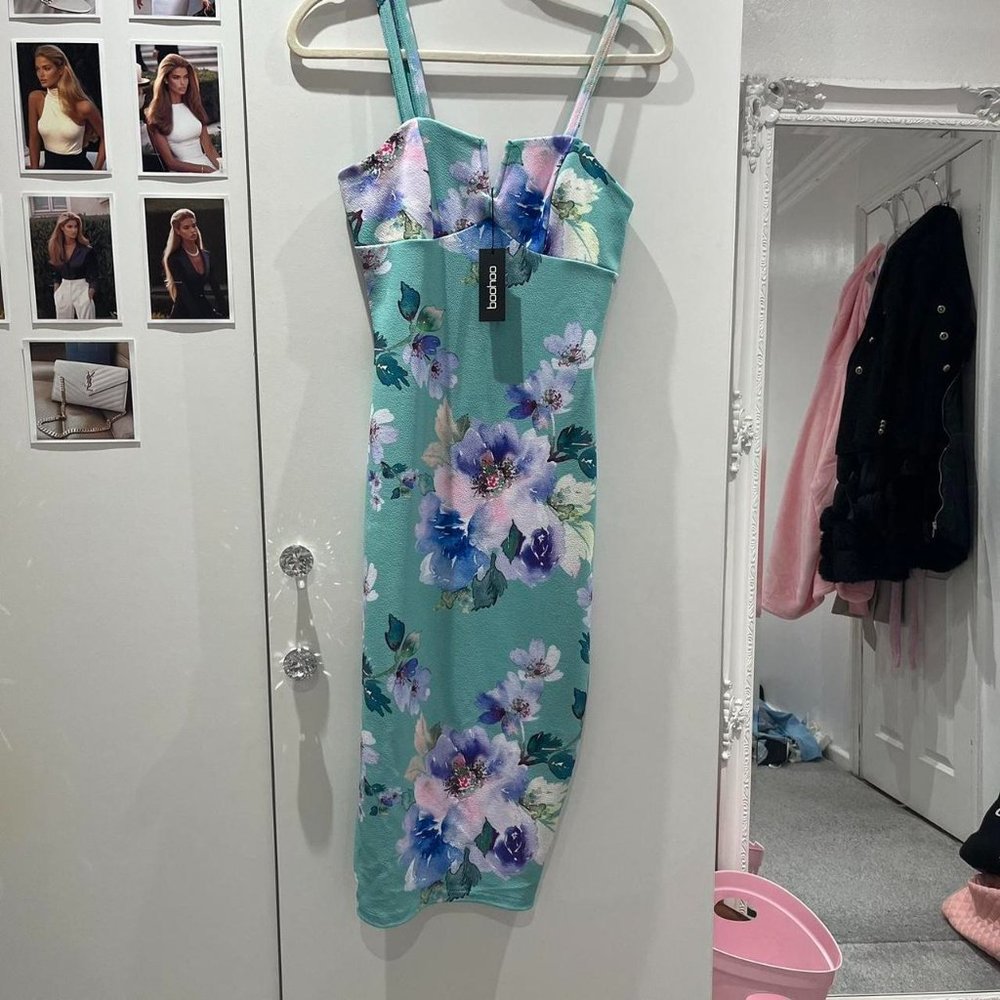 Boohoo Women's Blue Dress